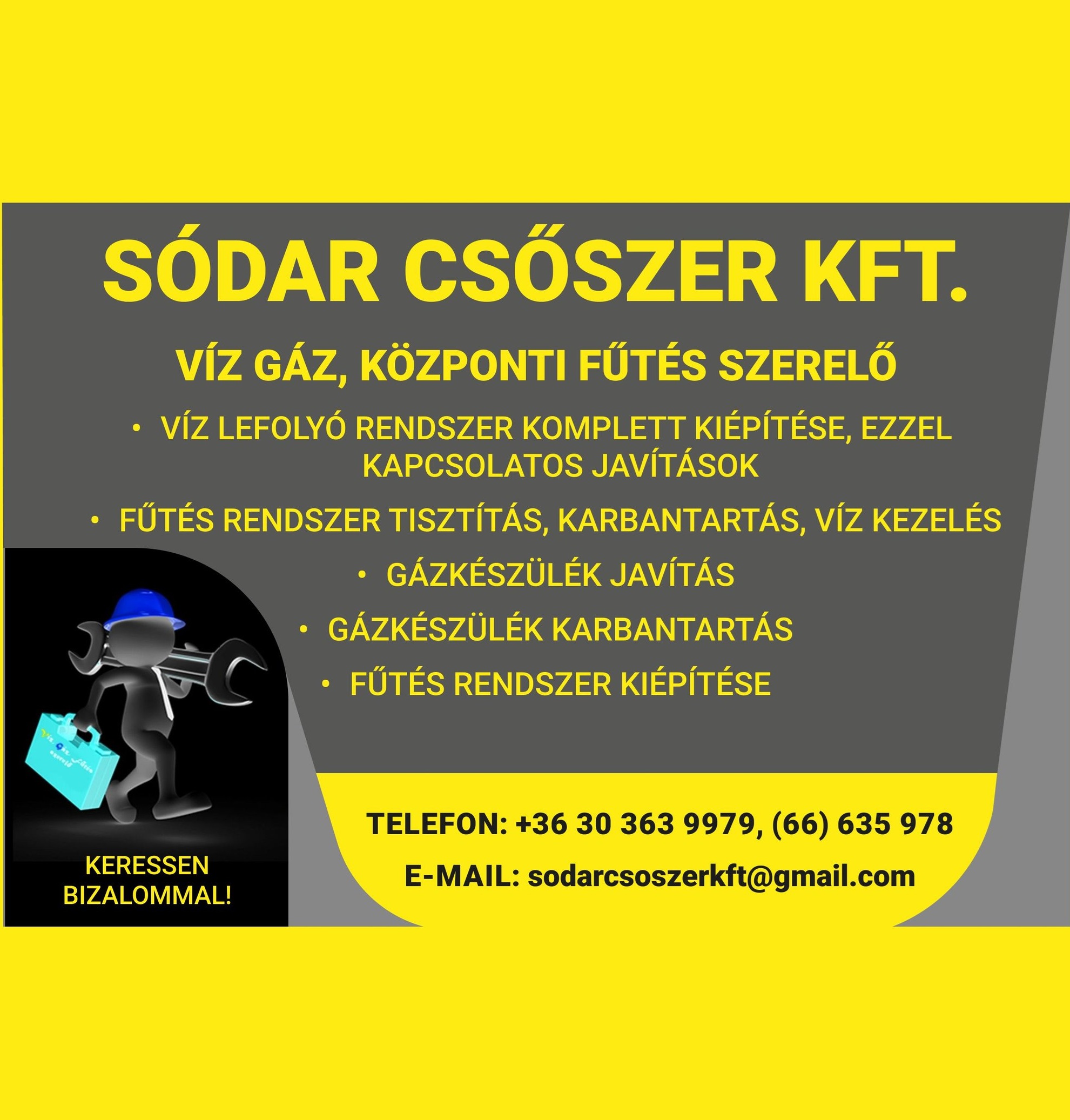 Sódar Krisztián Épületgépész